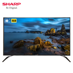 夏普 XLED-40SF480A 40英寸全高清HDR广色域技术智能WIFI平板液晶电视机