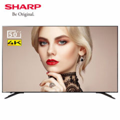 夏普（SHARP）LCD-50SU575A 50英寸 全黑色4K超高清WIFI智能网络液晶电视