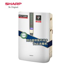 夏普（SHARP）空气净化器消毒机家用加湿卧室除甲醛净离子群杀菌除过敏原病毒KC-W380S-W1