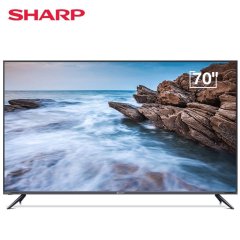 夏普(SHARP) 4T-M70M6DA 70英寸 日本原装液晶面板4K高清杜比音效智能液晶平板电视