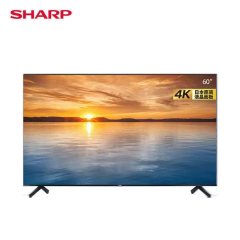 夏普（SHARP）4T-L60B5CA 60英寸全面屏4K超清人工智能平板电视机