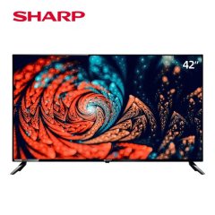 夏普SHARP 42英寸 2T-M42A6DA 高清网络智能平板液晶电视机
