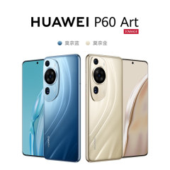 HUAWEI手机华为 P60 Art昆仑玻璃版含快充套装 流沙金 12G+512G