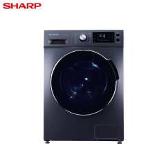 夏普(SHARP)9公斤变频滚筒洗衣机 全自动 高温桶自洁 中途添衣 XQG90-6239S-H