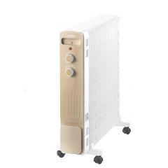 美的HYW30GW取暖器电油汀家用智能恒温电暖器17片加宽油丁暖气片