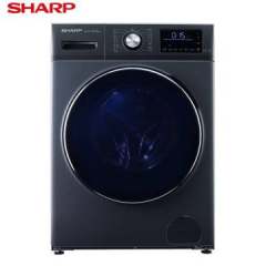 夏普(SHARP)10公斤变频滚筒洗衣机 全自动 空气洗 洗烘一体 XQG100-6369W-H