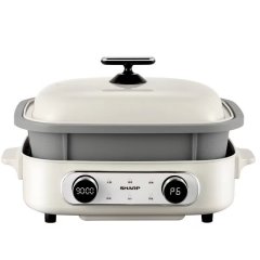 Sharp/夏普KX-AT45L-C烤涮一体两用锅烤肉锅多功能料理锅家用火锅（电脑版）