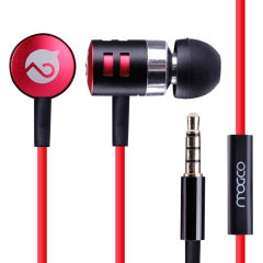 摩集客（MOGCO）摩悦IE-M3带线控有线入耳式耳机IE-M3（R）通用型 卡蒂红