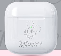 Disney迪士尼FX-951B 小4 米奇 白色